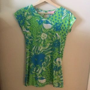 Lilly Pulitzer Roar of the Jungle Dress Sz XL